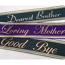 Personalize Ribbon Floral Banners