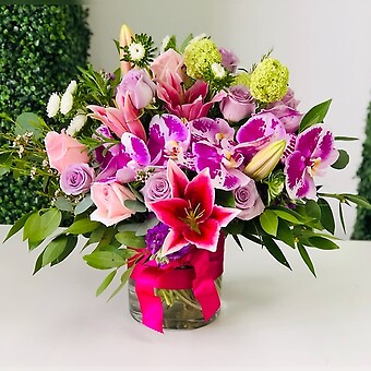 Pink Wrap Bouquet