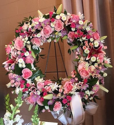 Funeral Wreath standing