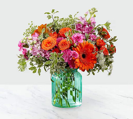 The Aqua escape bouquet