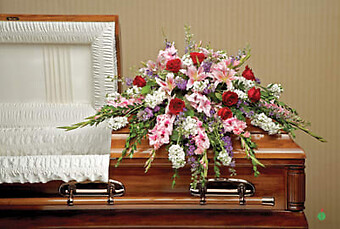 Perfect Pastoral Casket Spray