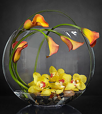 The Luxury Oval fishbowl Bouquet 
