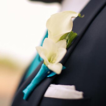 White Boutonniere